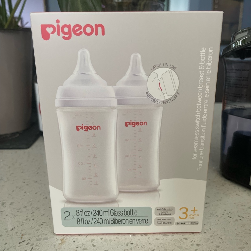 Pigeon Glass Baby Bottles Set